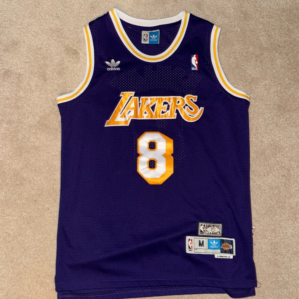 Lakers Kobe Bryant hardwood classics adidas jersey size medium